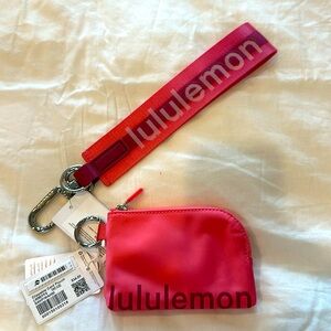 Lululemon Keyring and card case